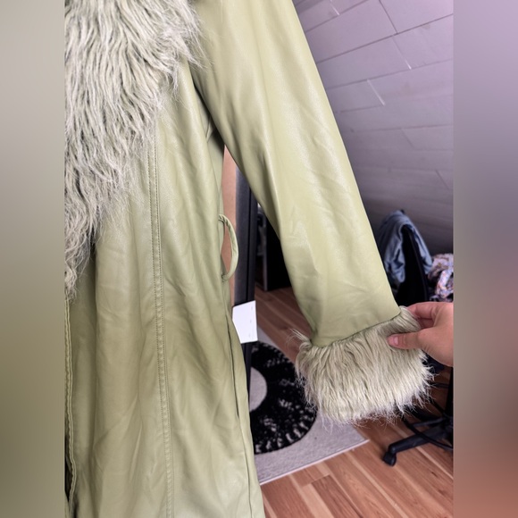 Show Me Your MuMu Penny Lane Faux Leather Coat - Picture 4 of 9